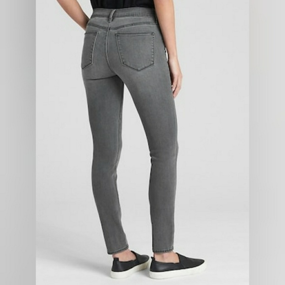 "G" gap midrise true skinny grey stretch ankle - Picture 3 of 7